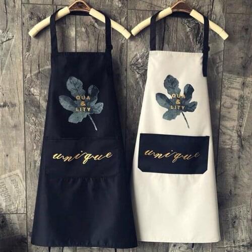 4 Styles Adjustable Cooking Kitchen Apron For Woman Men Chef Waiter Cafe Shop BBQ Hairdresser Aprons Bibs Kitchen Accessory