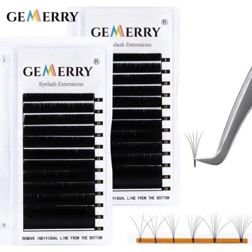 Handmade Easy Fan Lashes Accretion Eyelash Extension Faux Mink Auto Self-making Fast Fans Bloom Makeup Volume Eyelashes Supplies