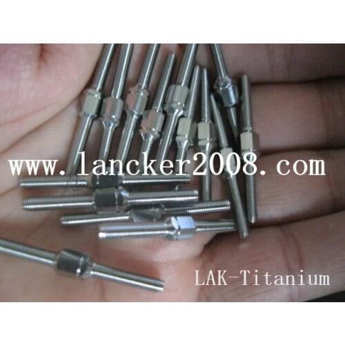 M2.2x30 Gr5 Titanium alloy steering thread rod/turnbukle serian for Model Helicopt/coleopter