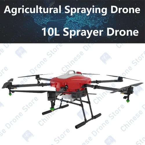10L Plugin Battery Remote Agricultural Drone Sprayer Fertilizer Spraying UAV for Agriculture