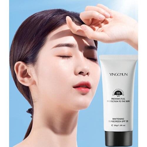 30g Cleansing Sunscreen Sunscreen Cream Moisturizing Skin Protection Synthetic Anti-Aging Whitening Sun Cream for Face