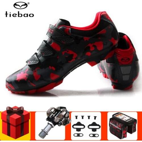 Tiebao Cycling Shoes sapatilha ciclismo mtb Men Sneakers Women Mountain Bike Shoes Outdoor Bicycle Shoes Athletic Racing Shoes
