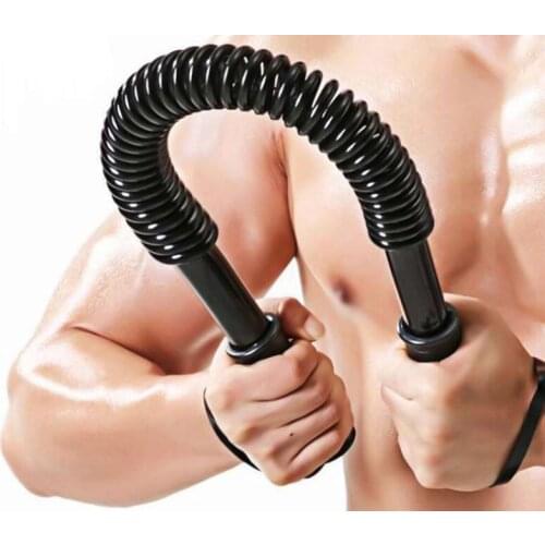Arm Chest Strength Spring Developer Resistance Training Twister Bar Body Building Portable Exercise Fitness Equipment for Gym
