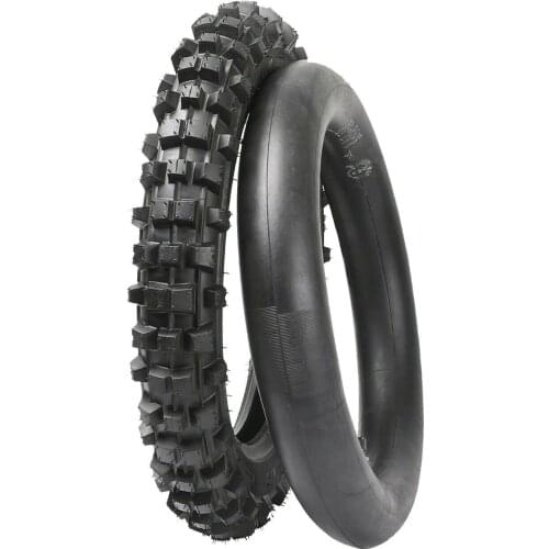 80/100-12 3.00-12" Rear Tire + Tube 3.00x12 Knobby Tyre Pit Dirt Bike Motocross