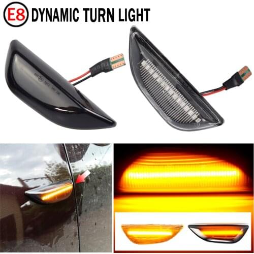 2PCS Led Dynamic For Opel Mokka Mokka X Chevrolet Trax Buick Encore 2013-2020 Side Marker Turn Signal Light lamp