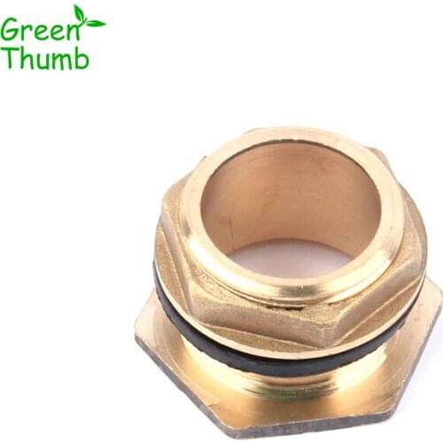 6pcs 1 Inch Brass Quick Connector Male Thread Brass Adapter Home Garden Water Tank Fitting