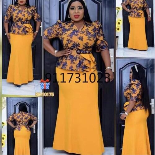 African Dresses for Women 2021 African Women Dashiki Print Africa Dress Clothes Dashiki Ankara Dresses Ladies