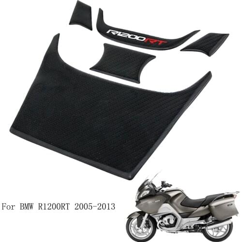 For BMW R1200RT 2005-2013 black fuel tank protector, motorcycle mat protector, 3D gel 3D design, carbon fiber fuel tank sticker