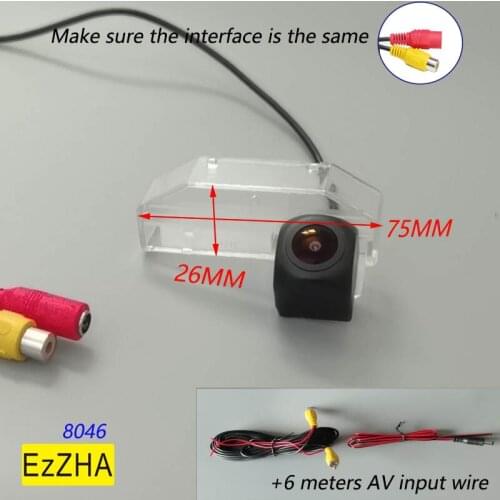 EzZHA HD Wireless Fisheye Rear View Camera For Mazda 6 M6/Atenza GH 2007 2008 2009 2010 2011 2012 2013 Car Parking Accessories