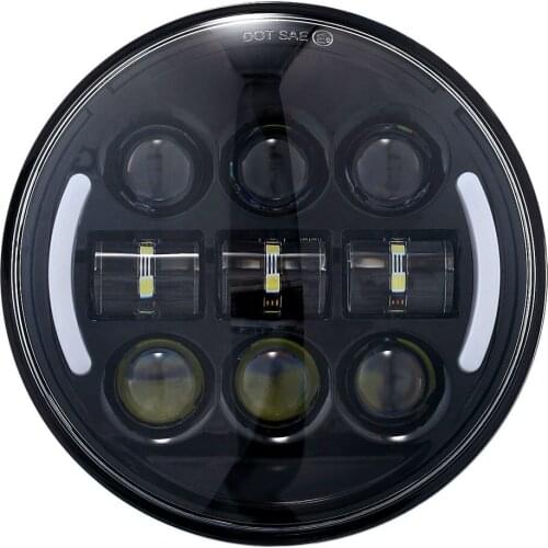 5.75" Inch Motorcycle LED Headlight Projector For Honda VTX 2002-2009 VTX 1800 VTX 1300 For Sporster 883 Dyna