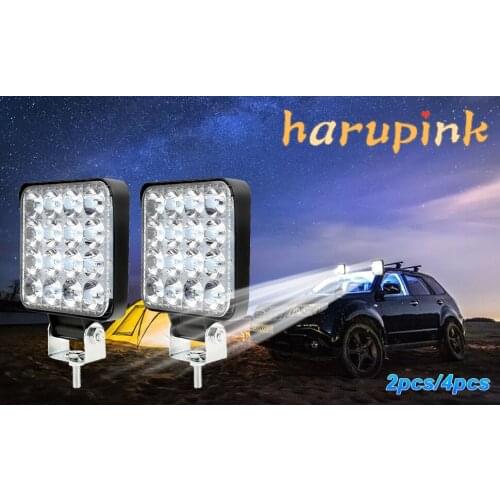 Car LED Work Light Bar Offroad Roof Lights Driving Lamp Truck Bar Waterproof Shockproof 1200LM