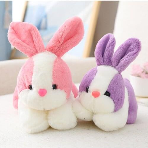 Hot Sale Kawaii 4 Colors Rabbit Animals Stuffed Cute Plush Toys Lovely Bunny Doll For Baby Girls Kids Birthday Gifts