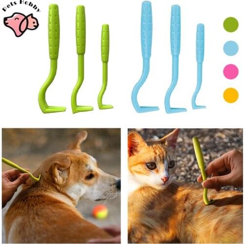 3Pcs/Set Pet Flea And Tick Remover Tool Scratching Hook Dog Tick Remover Tool Tweezers Comb Flea Extractor Cat Dog Accessories