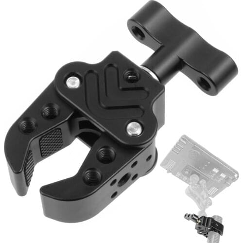 FEICHAO Camera Large Super Clamp Articulated Arm Crab Claw Clip Bracket Holder for Tripod Monopod Studio Flash Light Potographic
