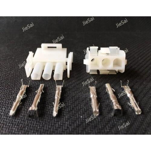 Elevator FCI 3 Pin Wire Connector Motorcycle Male Female Plug Car Light Wire Harness Socket