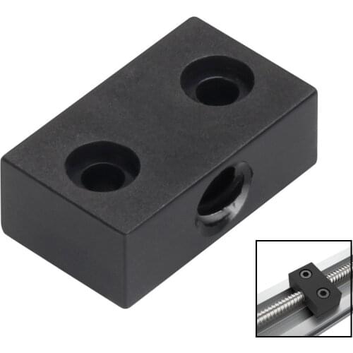 MEGA 5PCS Fixed Block Anti Backlash POM Nut 3D Printer Parts For T8 Trapezoidal Lead Screw Pitch 2mm Lead 8mm OD 8mm Openbuilds