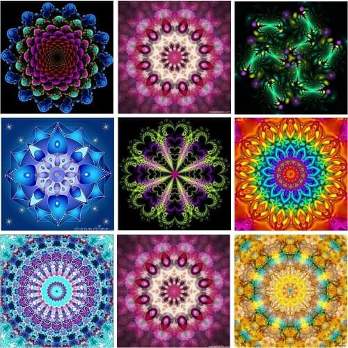 Many Patterns DIY Diamond Painting Cross Stitch FULL Diamond Embroidery Mandala Pictures Home Decoration Mosaic Hand Pasted Gift