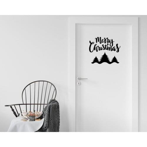 BK Home Merry Christmas Design Door Sticker-1