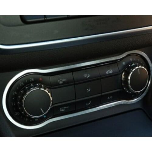 Fit For Mercedes Benz class a B gla CLA interior modification bright bar gla200 cla20 air conditioning knob decorative frame