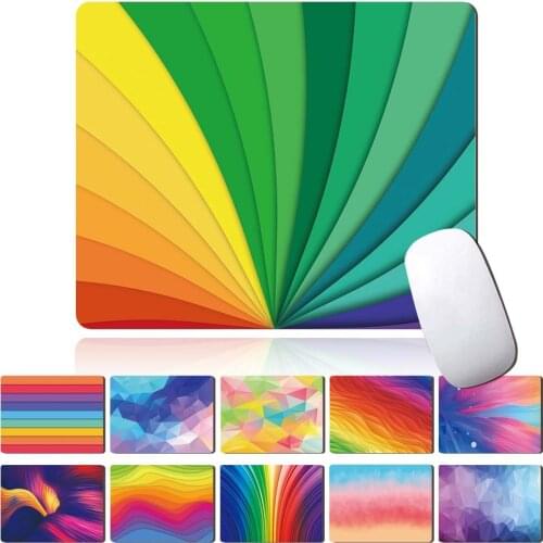 Portable Small Mouse Pad Simple PU Leather Waterproof Writing Pad Home Office Notebook Computer Pad