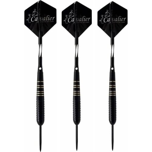 3pcs/set Professional Darts Free Carry Box 23g Black Golden Color Steel Tip Darts With Brass Darts Shafts