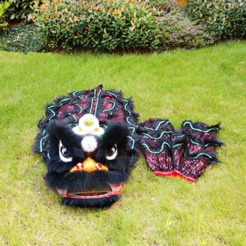 Premium version Chinese Traditional Culture Lion Dance Mascot Costume Cartoon For kid Outfit Dress Carnival Festival 6 8 inch