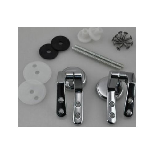 Thickened cover accessories toilet cover fixed hinge bracket toilet metal hinge with screws