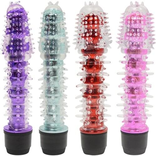 Spike G Spot Dildo Vibrator Clitoris Stimulator Vagina Anal Wand Erotic Adults Sex Toys For Woman Men Couple Masturbation