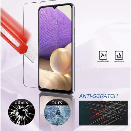 9H Tempered Glass for samsung galaxy A32 A325F DS A52 A525F A72 A725F A02 A022G S21 A 32 52 72 02 Protective Screen Film case