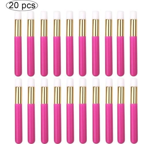 10/20Pcs Eyelash Extensions Cleaning Brush Set Lash Shampoo Brushes Eyebrow Nose Pore Blackhead Deep Cleaning Brush Makeup Tool
