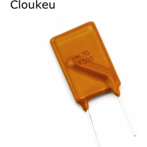 10Pcs RUEF500 PPTC Resettable fuse 30V 5A 5000MA UF500