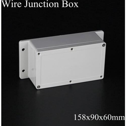 158x90x60mm ABS IP65 Waterproof Plastic Wire Junction Box With Mounted Distribution Enclosure Project Case Electronic Terminal