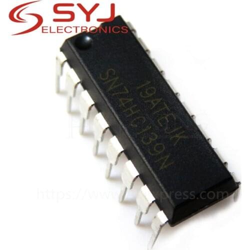 5pcs/lot SN74HC139N SN74HC139 74HC139N 74HC139 DIP-16 In Stock