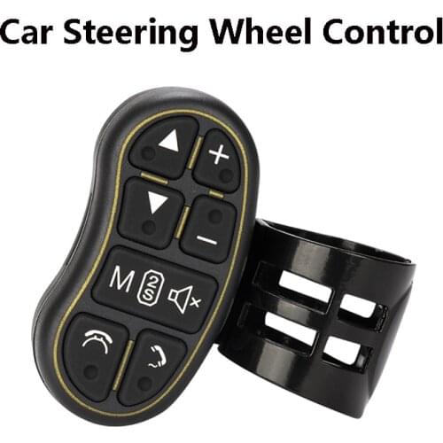 Car-Styling Universal Steering Wheel Controler with Audio Volume Control for Android DVD GPS Unit Radio