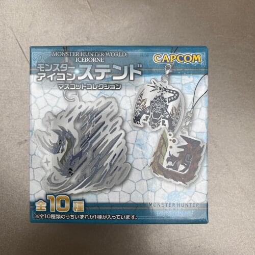 Monster Hunter World Icefield Monster Icon Blind Bag Capsule Egg Blind Box Pendant Keychain
