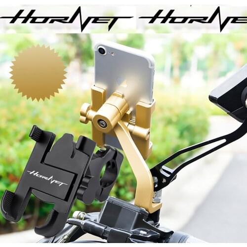 For Honda Hornet CB1000R CB250F CB600F CB900 CB599 Motorcycle CNC Handlebar Mobile Phone Holder GPS Stand Bracke