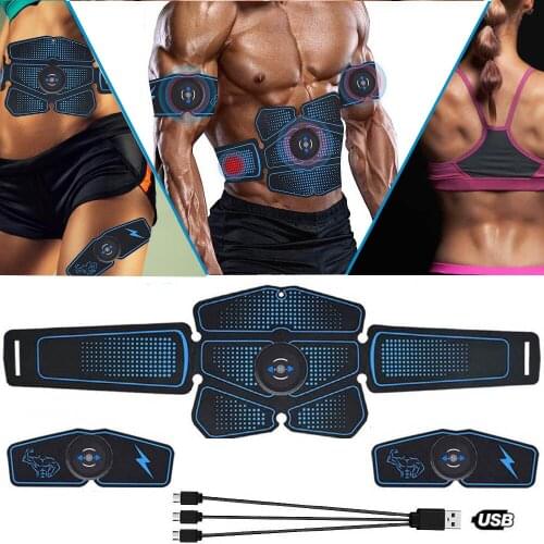 Home Gym Abdominal Muscle Stimulator Total ABS Fitness Equipment Training Gear Muscles Press Simulator Muscle Training Apparatus