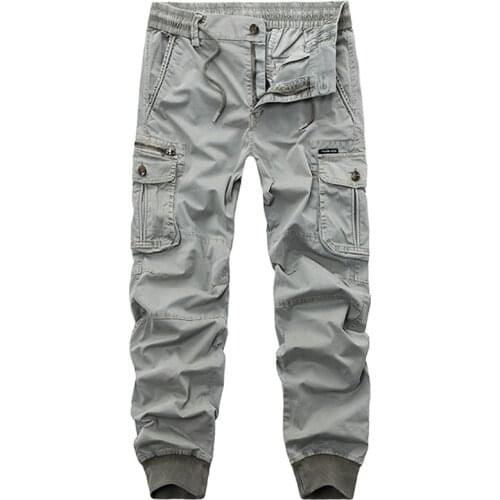 Joggers Pantalon Hombre 30-38 Autumn Men Military Cargo Pants Cotton Casual Camouflage Sweatpants