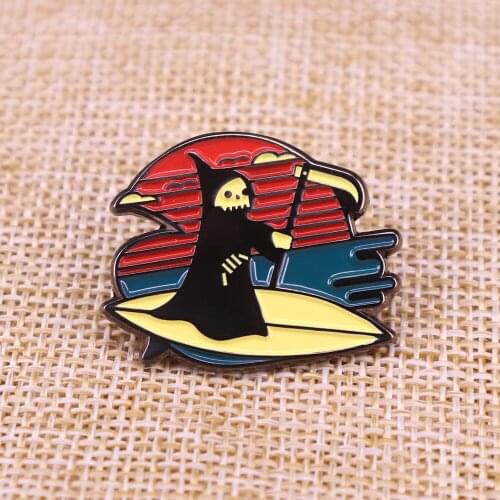 Ghost halloween gift enamel pin