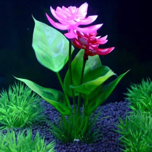 1PCS Artificial Plastic Water Plant Grass Aquarium Decorations Plants Fish Tank Grass Flower Ornament Decor Aquatic Accessories