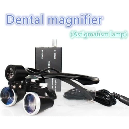 Magnifier Dental Headwear Glass Oral Binocular Loupe Surgery Surgery Medical Operation Loupe with Spotlight Headlight Magnifying
