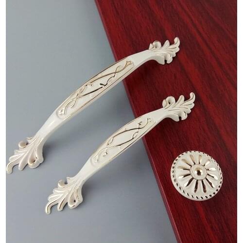 European Furniture Hardware Handle Kitchen Cabinets Sliding Door Drawer Knob Wardrobe Cupboard Dresser Balcony Pull Push Handle