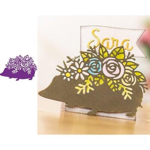 Hedgehog Animals Metal Cutting Dies for Scrapbooking New 2019 Cutting Embossing Stencils Paper Craft Die Paper Cards Making