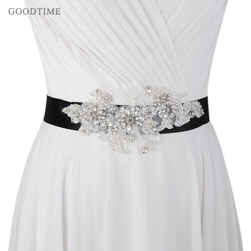 Fashion Womens Belt Rhinestones Pearls Wedding Evening Dress Sash Flowers Belts Bridal Bride Belt Sashes For The Party Dress Up