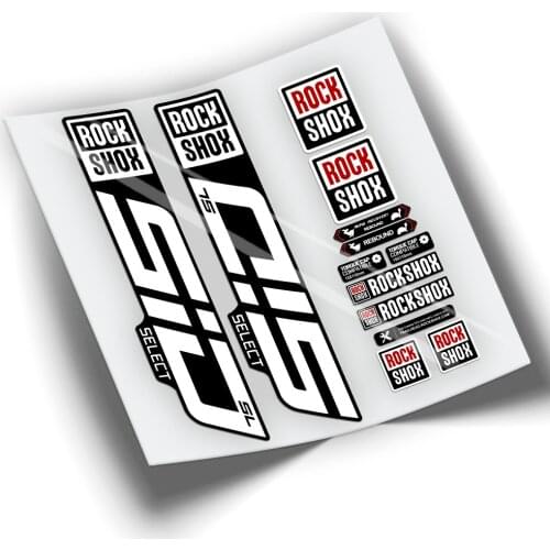 Stickers hairpin ROCKSHOX SID SELECT SL 2021 vinyl bicycle WP348