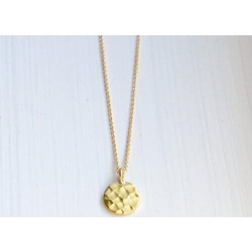 Newest Listing Jewelry Necklace,Gold Coin ,Delicate Circle Pendant