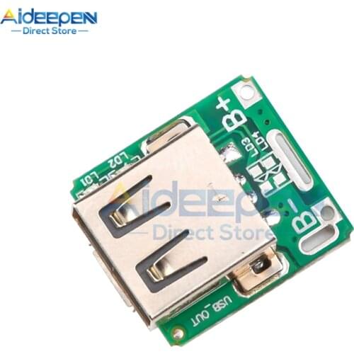 5Pcs/lot 5V 1A Step Up Boost Converter 3.7V Lithium Battery 18650 USB Charging Module Li-Po Battery Protection Board Booster