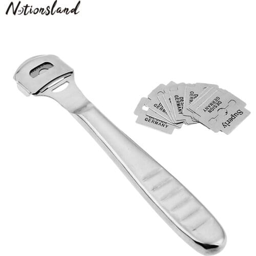 DIY Handmade Leather Thinning Craft Tool Shovel Leather Knife with 10pcs Blades Professional Leather Knife Tool