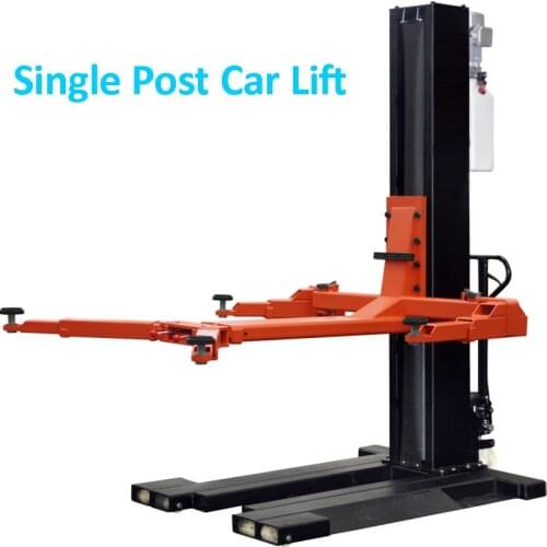 PSJ-2500 Mobile car lift outerdoor single post with Electric lock release