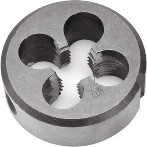 M12*1.0mm Thread Die Mini Metric Threading Screw Machine Thread Die Function Right Hand Tools Industrial Metal Working